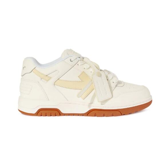 Off-White White/Beige Out of Office Sneaker Size EU 39 US 7.5 - Picture 1 of 10